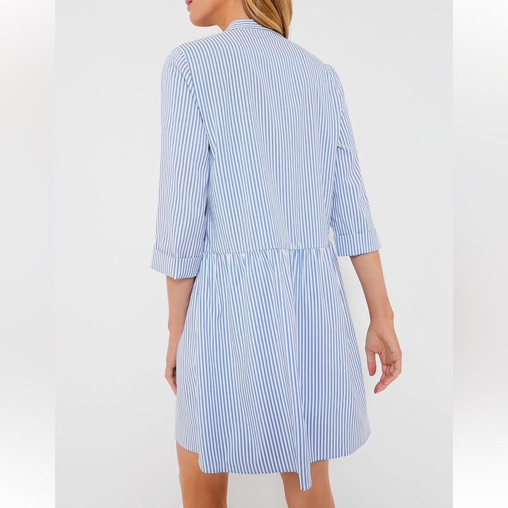 TUCKERNUCK Blue Stripe Royal Shirt Dress Various Sizes NEW - Picture 5 of 13